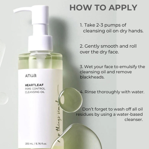 Anua Heartleaf Pore Control Cleansing Oil
