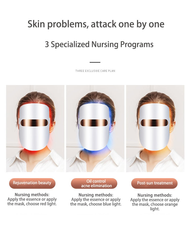 Lushtic LED Photon Rejuvenation Facial Mask Lushtic