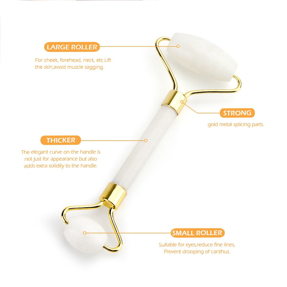 Gua sha Jade Stone Massage Roller Lushtic
