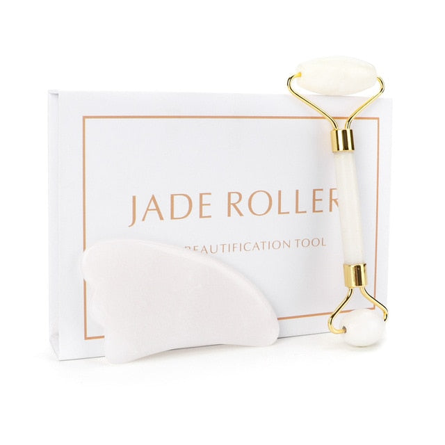 Gua sha Jade Stone Massage Roller Lushtic
